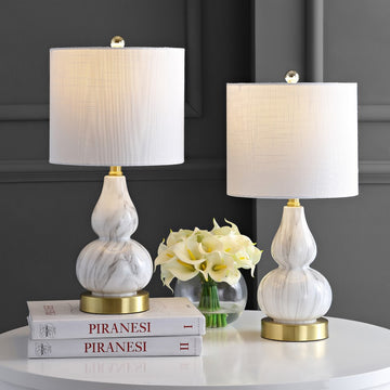 Anya 20.5" Mini Glass LED Table Lamp
